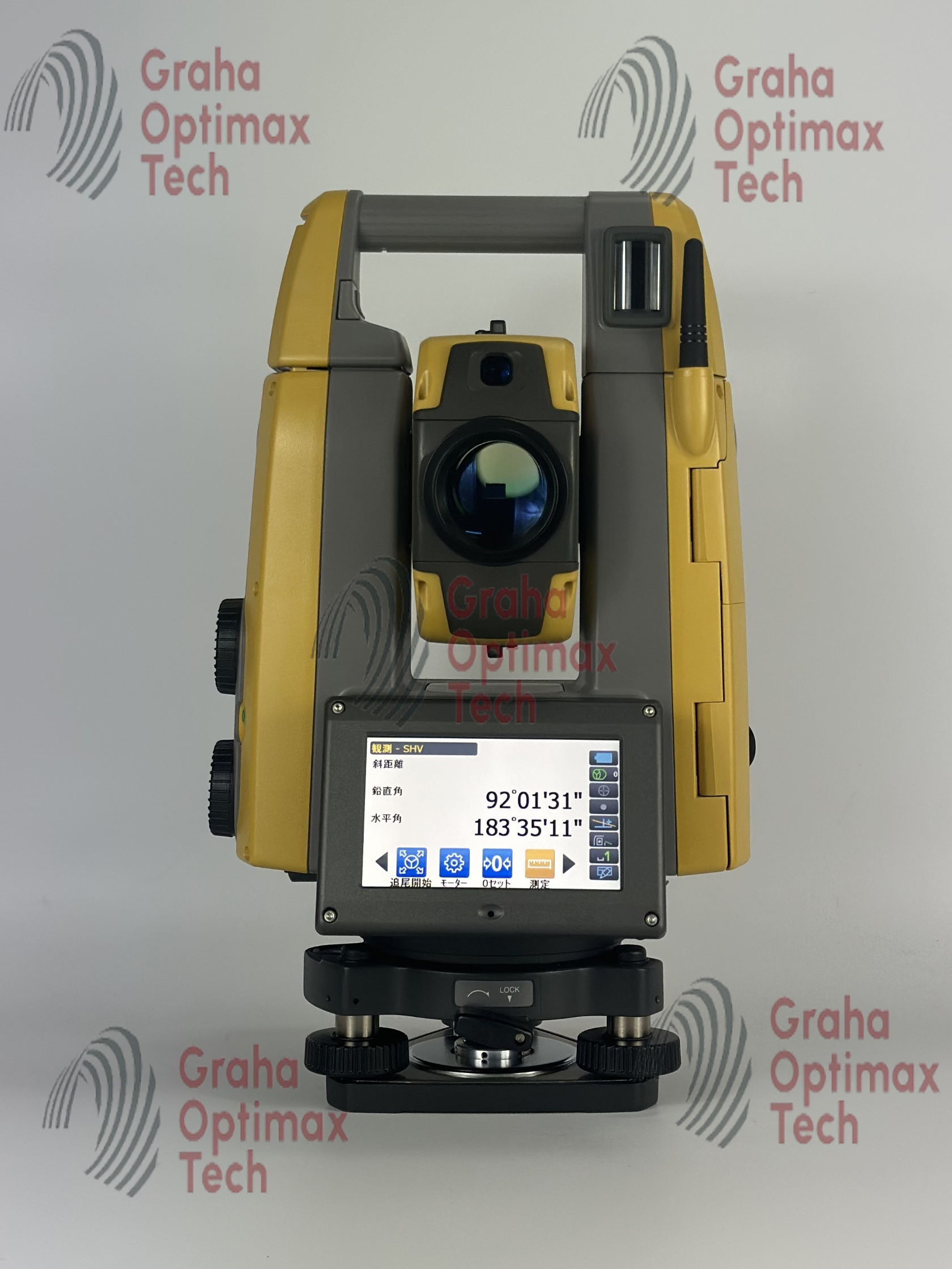 Topcon GT-1205 total station with robotic prism tracking